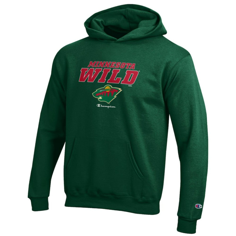 Minnesota Wild Champion Youth Eco Powerblend Pullover Hoodie -  NHL Hoodies