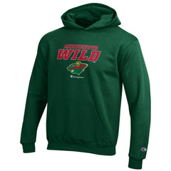 Minnesota Wild Champion Youth Eco Powerblend Pullover Hoodie -  NHL Hoodies