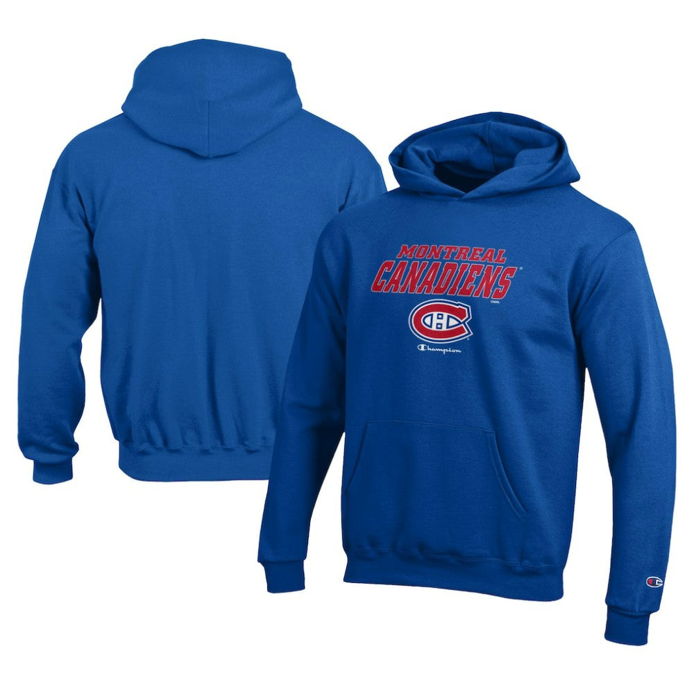 Montreal Canadiens Champion Youth Eco Powerblend Pullover Hoodie -  NHL Hoodies