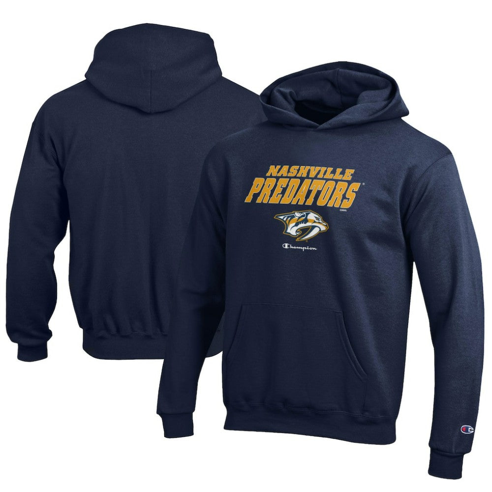 Nashville Predators Champion Youth Eco Powerblend Pullover Hoodie -  NHL Hoodies
