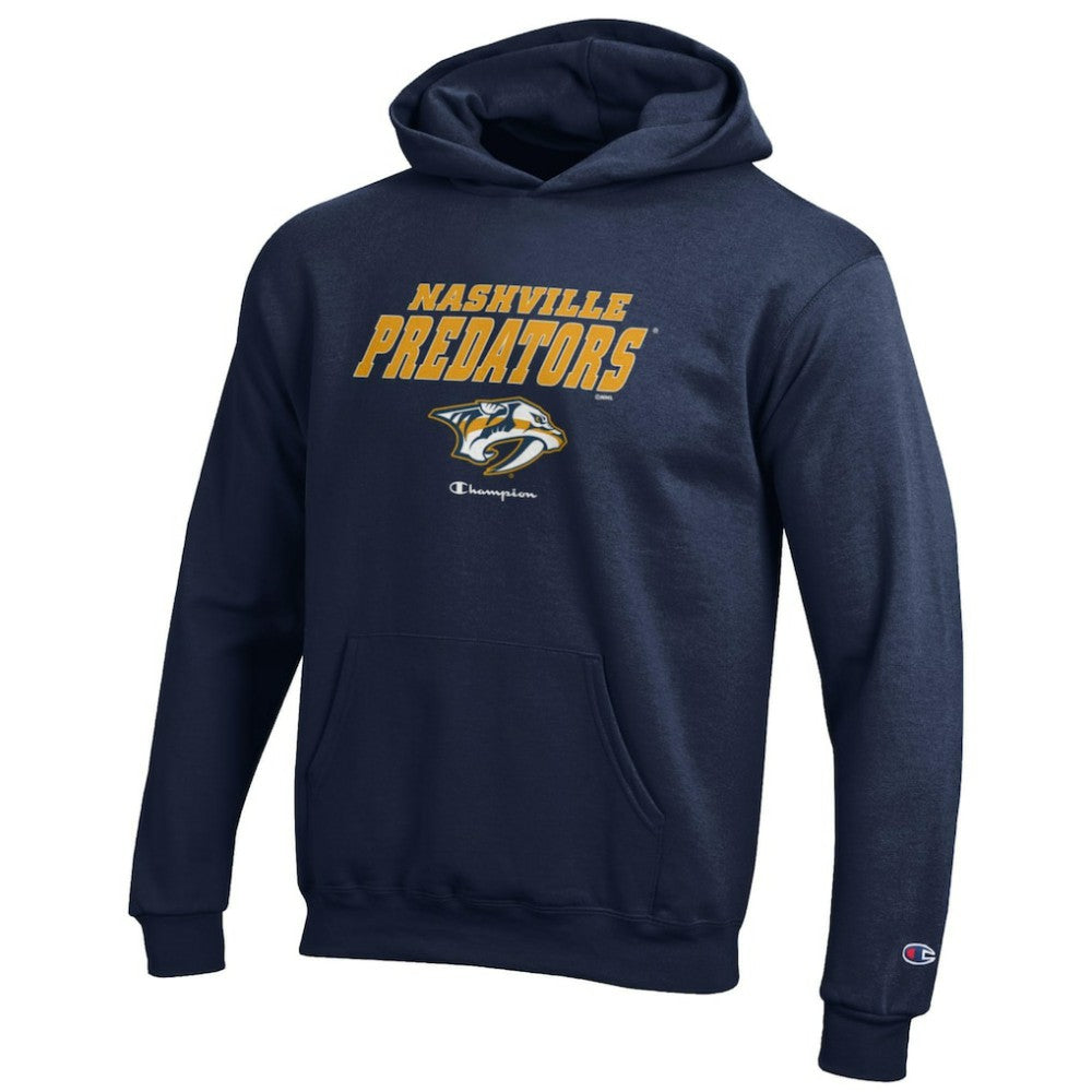 Nashville Predators Champion Youth Eco Powerblend Pullover Hoodie -  NHL Hoodies