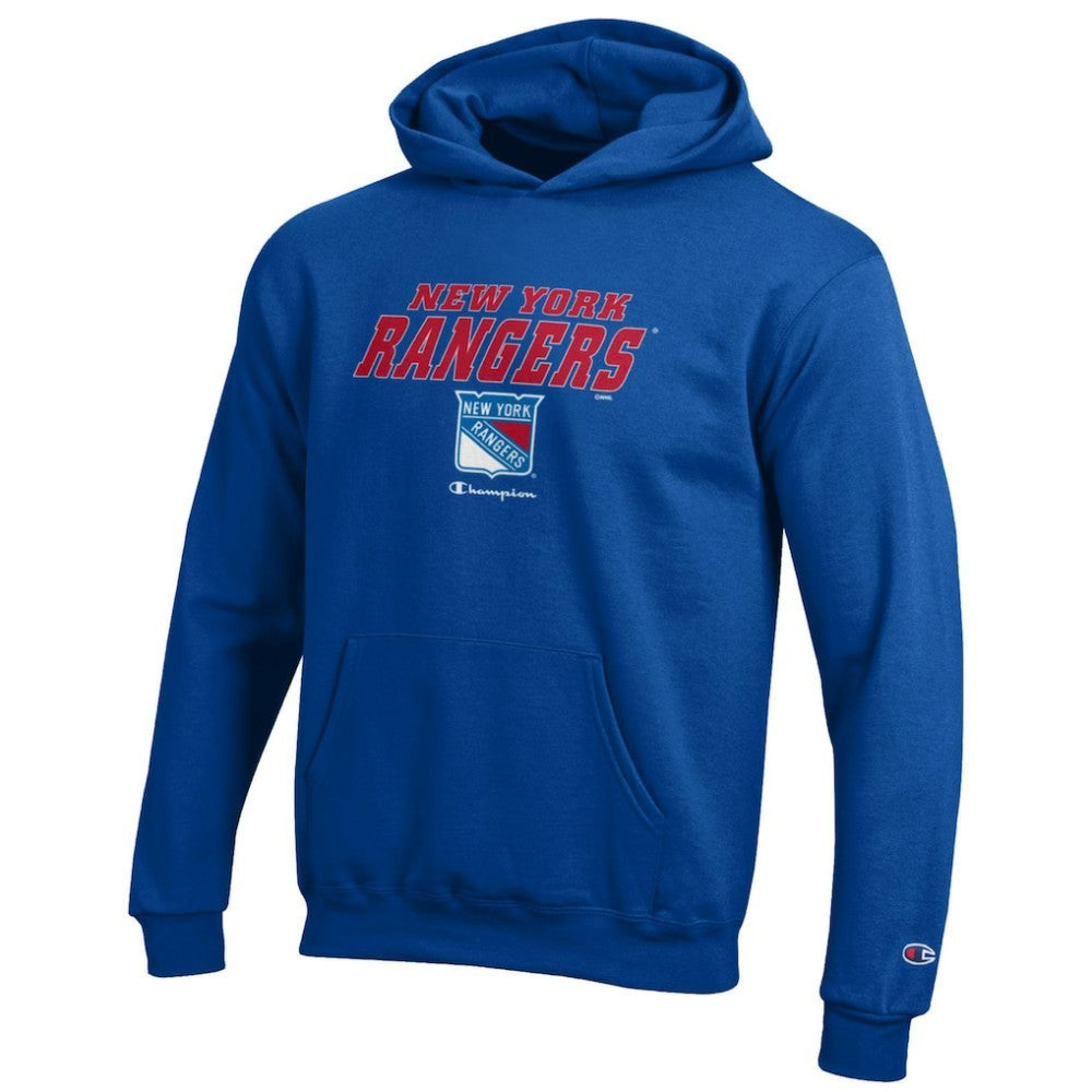 New York Rangers Champion Youth Eco Powerblend Pullover Hoodie -  NHL Hoodies