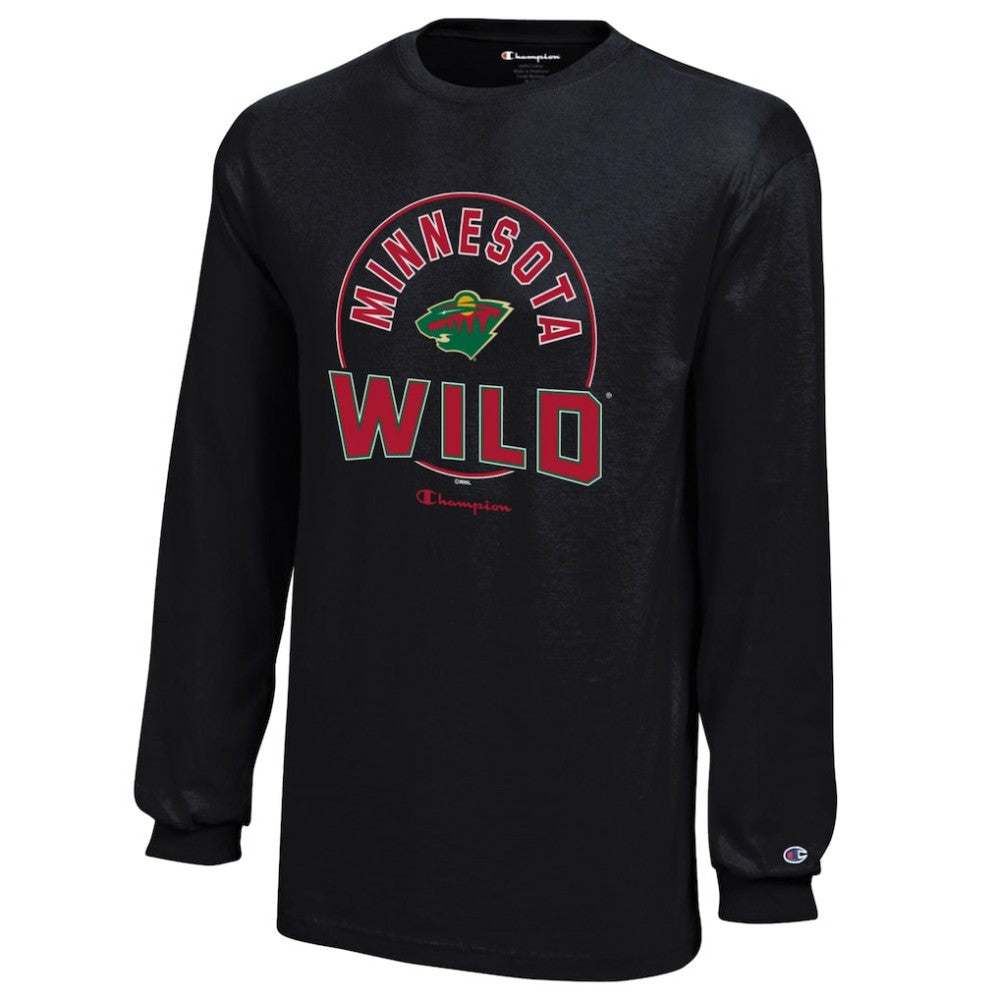 Minnesota Wild Champion Youth Long-Sleeve Jersey T-Shirt -  NHL T-shirts