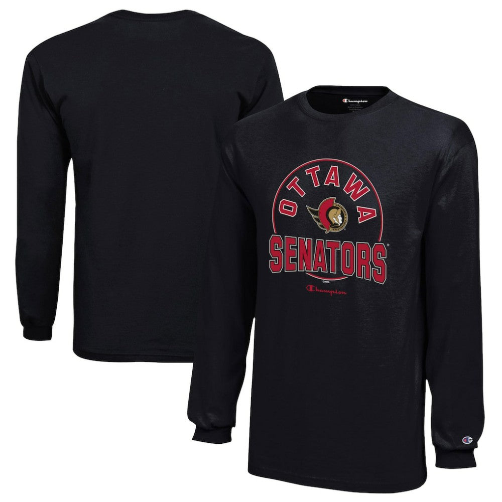 Ottawa Senators Champion Youth Long-Sleeve Jersey T-Shirt -  NHL T-shirts