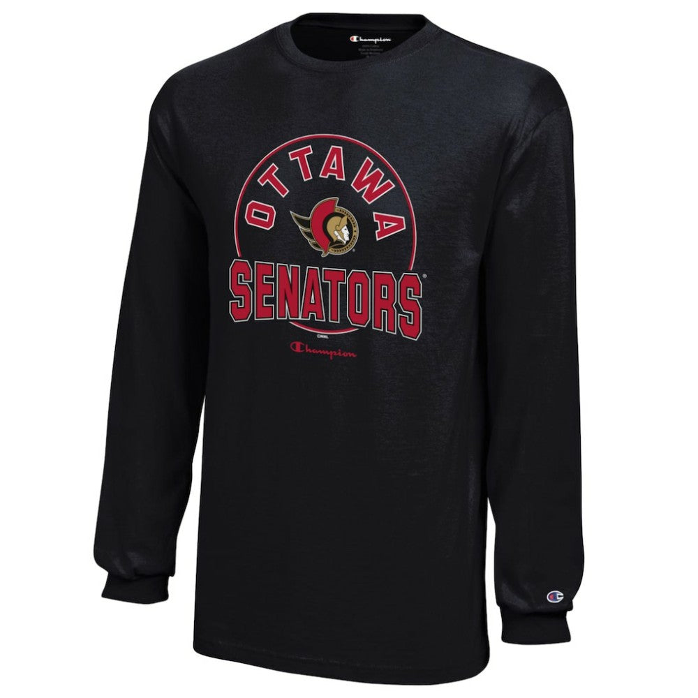 Ottawa Senators Champion Youth Long-Sleeve Jersey T-Shirt -  NHL T-shirts