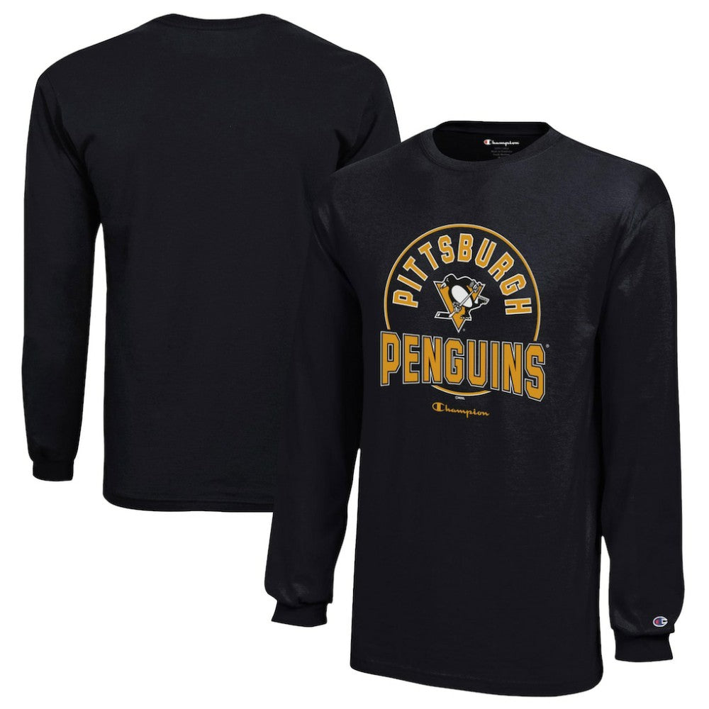 Pittsburgh Penguins Champion Youth Long-Sleeve Jersey T-Shirt -  NHL T-shirts