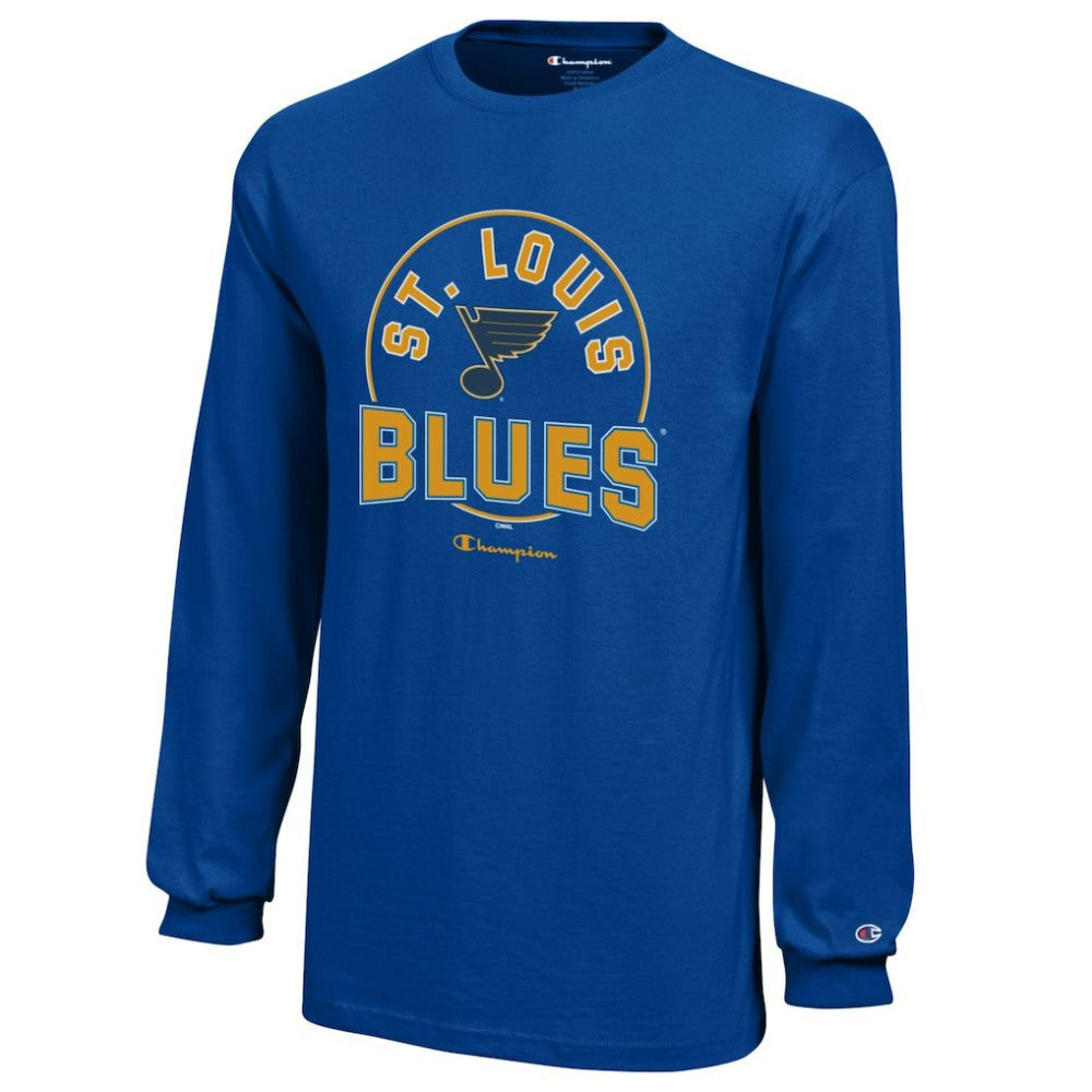 St. Louis Blues Champion Youth Long-Sleeve Jersey T-Shirt -  NHL T-shirts