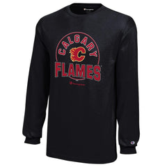 Calgary Flames Champion Youth Long-Sleeve Jersey T-Shirt -  NHL T-shirts