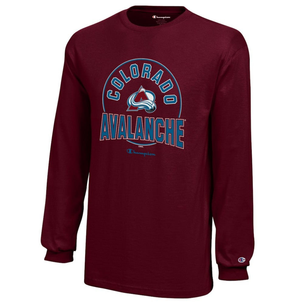 Colorado Avalanche Champion Youth Long-Sleeve Jersey T-Shirt -  NHL T-shirts