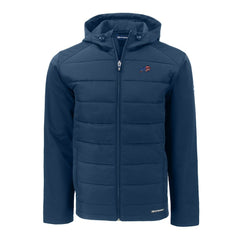 Buffalo Bills Cutter & Buck Americana Evoke Hybrid Eco Softshell Recycled Full-Zip Hooded Jacket | NFL New