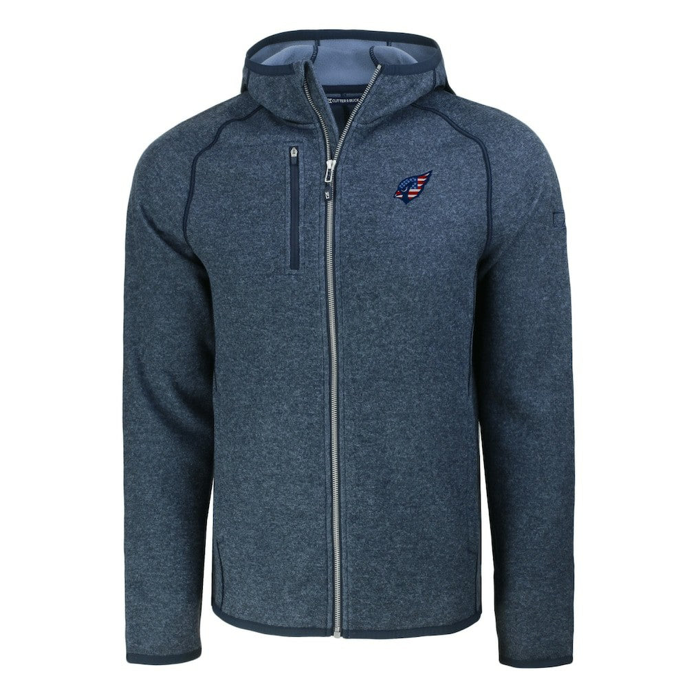 Arizona Cardinals Cutter & Buck Americana Mainsail Full-Zip Hooded Jacket | NFL Online