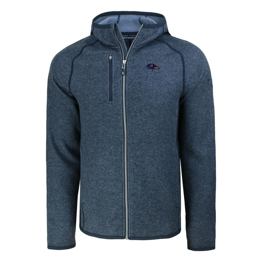 Baltimore Ravens Cutter & Buck Americana Mainsail Full-Zip Hooded Jacket | NFL US