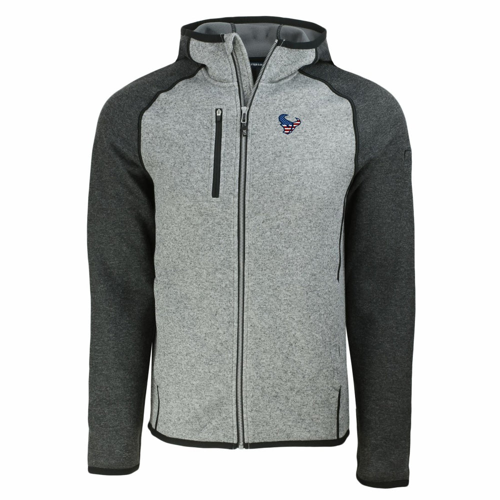 Houston Texans Cutter & Buck Americana Mainsail Full-Zip Hooded Jacket | NFL US