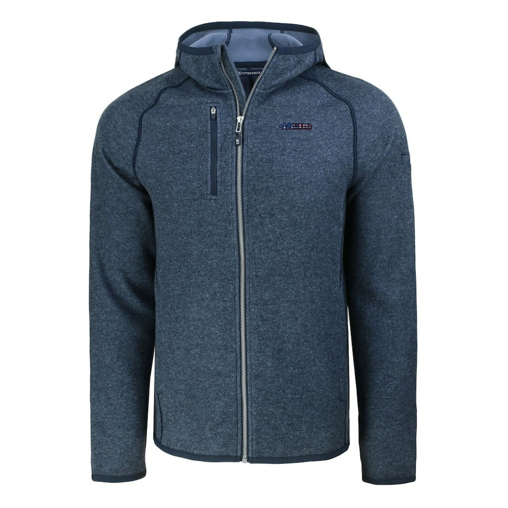 San Francisco 49ers Cutter & Buck Americana Mainsail Full-Zip Hooded Jacket | NFL On sale