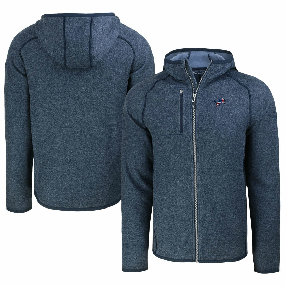 Detroit Lions Cutter & Buck Americana Mainsail Full-Zip Hooded Jacket | NFL US