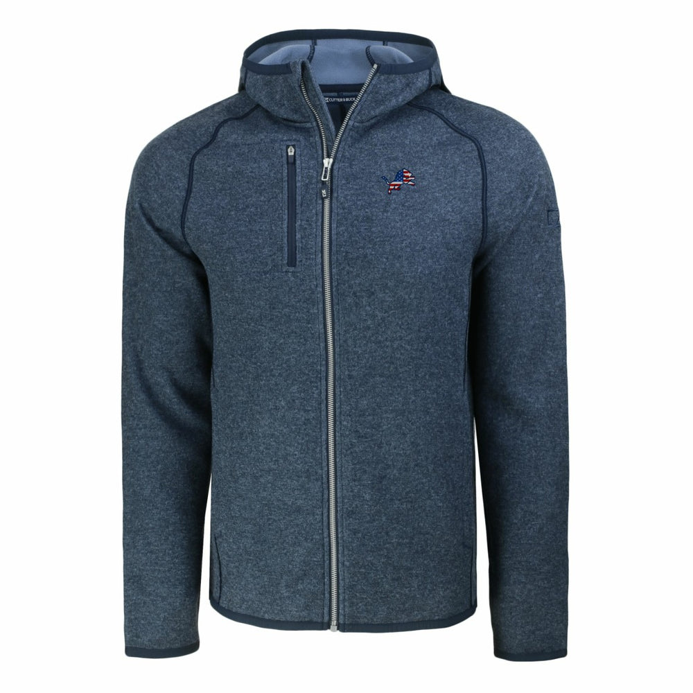 Detroit Lions Cutter & Buck Americana Mainsail Full-Zip Hooded Jacket | NFL US
