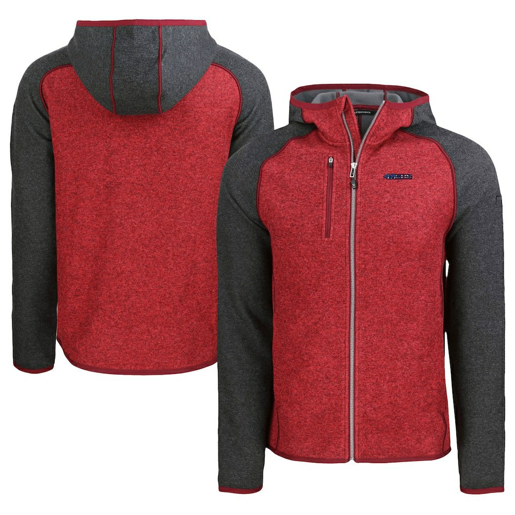 San Francisco 49ers Cutter & Buck Americana Mainsail Full-Zip Hooded Jacket | NFL Hot