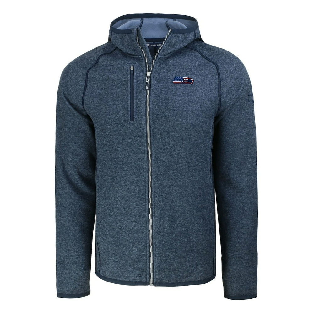 Seattle Seahawks Cutter & Buck Americana Mainsail Full-Zip Hooded Jacket | NFL Sale