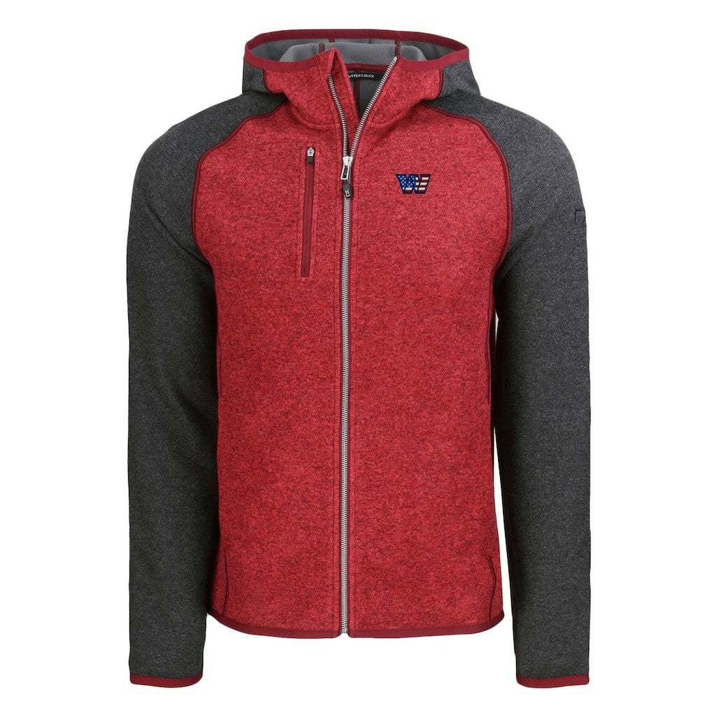 Washington Commanders Cutter & Buck Americana Mainsail Full-Zip Hooded Jacket | NFL On sale