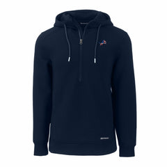Detroit Lions Cutter & Buck Americana Roam Eco Half-Zip Recycled Pullover Hoodie | NFL New