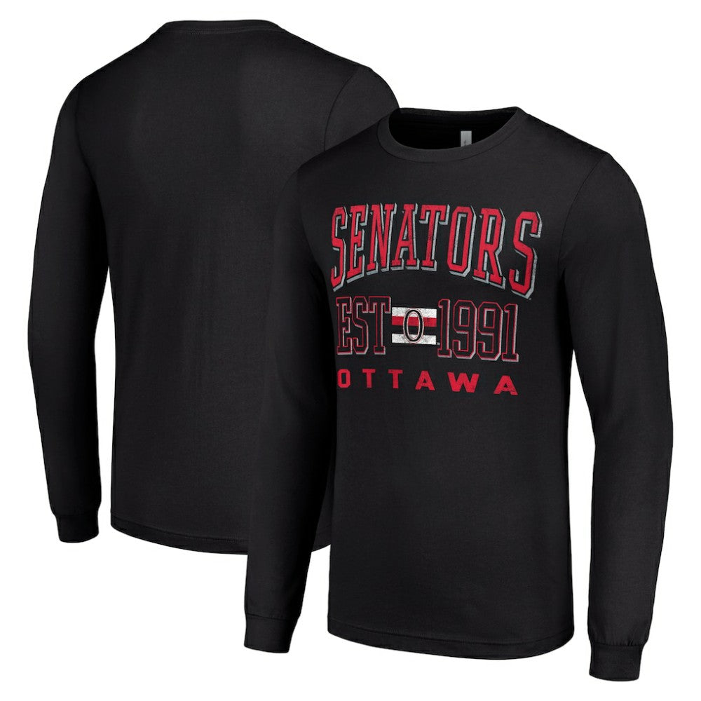 Ottawa Senators Starter Retro Graphic Long Sleeve Crew T-Shirt -  NHL T-shirts