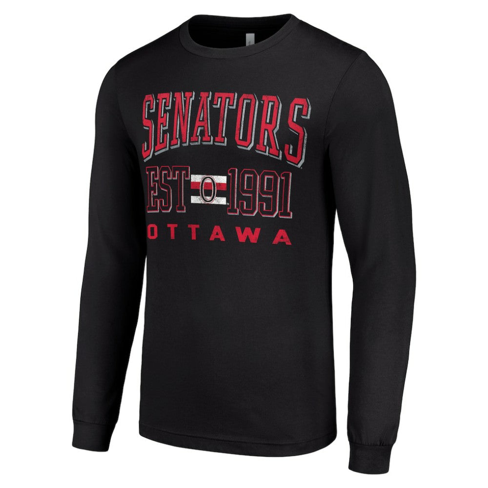 Ottawa Senators Starter Retro Graphic Long Sleeve Crew T-Shirt -  NHL T-shirts