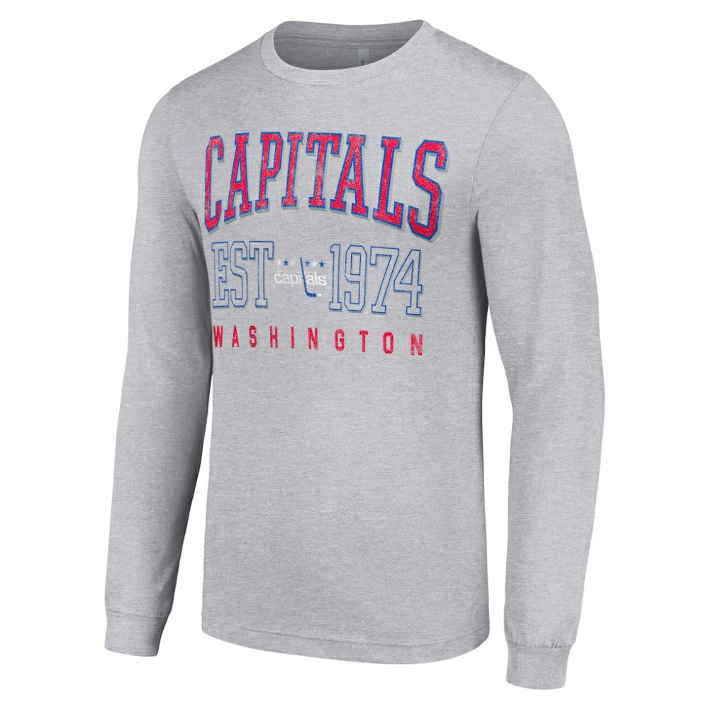 Washington Capitals Starter Retro Graphic Long Sleeve Crew T-Shirt -  NHL T-shirts