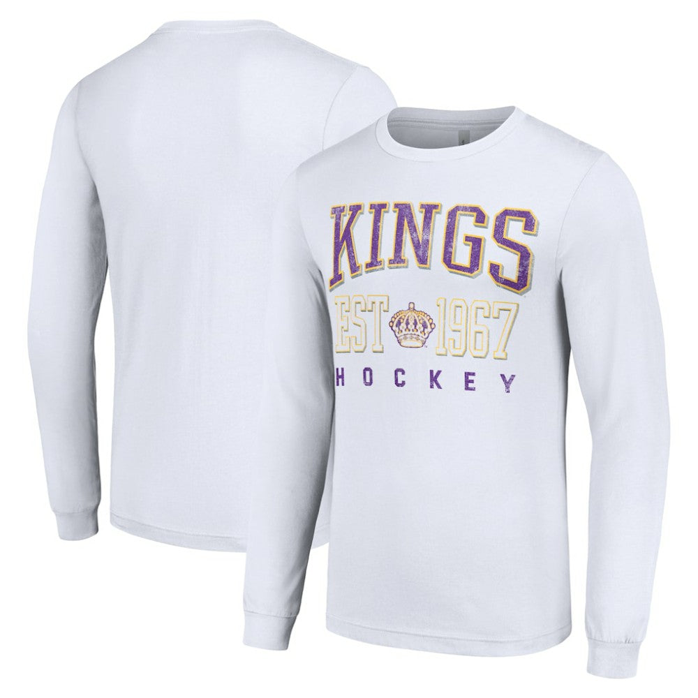 Los Angeles Kings Starter Retro Graphic Long Sleeve Crew T-Shirt -  NHL T-shirts