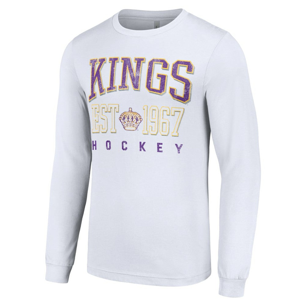 Los Angeles Kings Starter Retro Graphic Long Sleeve Crew T-Shirt -  NHL T-shirts