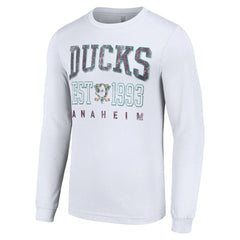 Anaheim Ducks Starter Retro Graphic Long Sleeve Crew T-Shirt -  NHL T-shirts