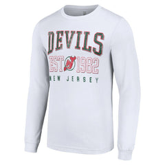 New Jersey Devils Starter Retro Graphic Long Sleeve Crew T-Shirt -  NHL T-shirts