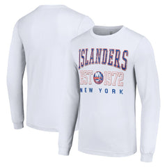 New York Islanders Starter Retro Graphic Long Sleeve Crew T-Shirt -  NHL T-shirts