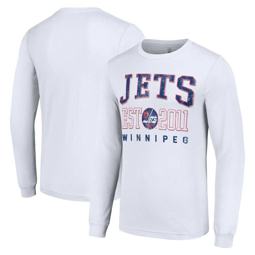 Winnipeg Jets Starter Retro Graphic Long Sleeve Crew T-Shirt -  NHL T-shirts