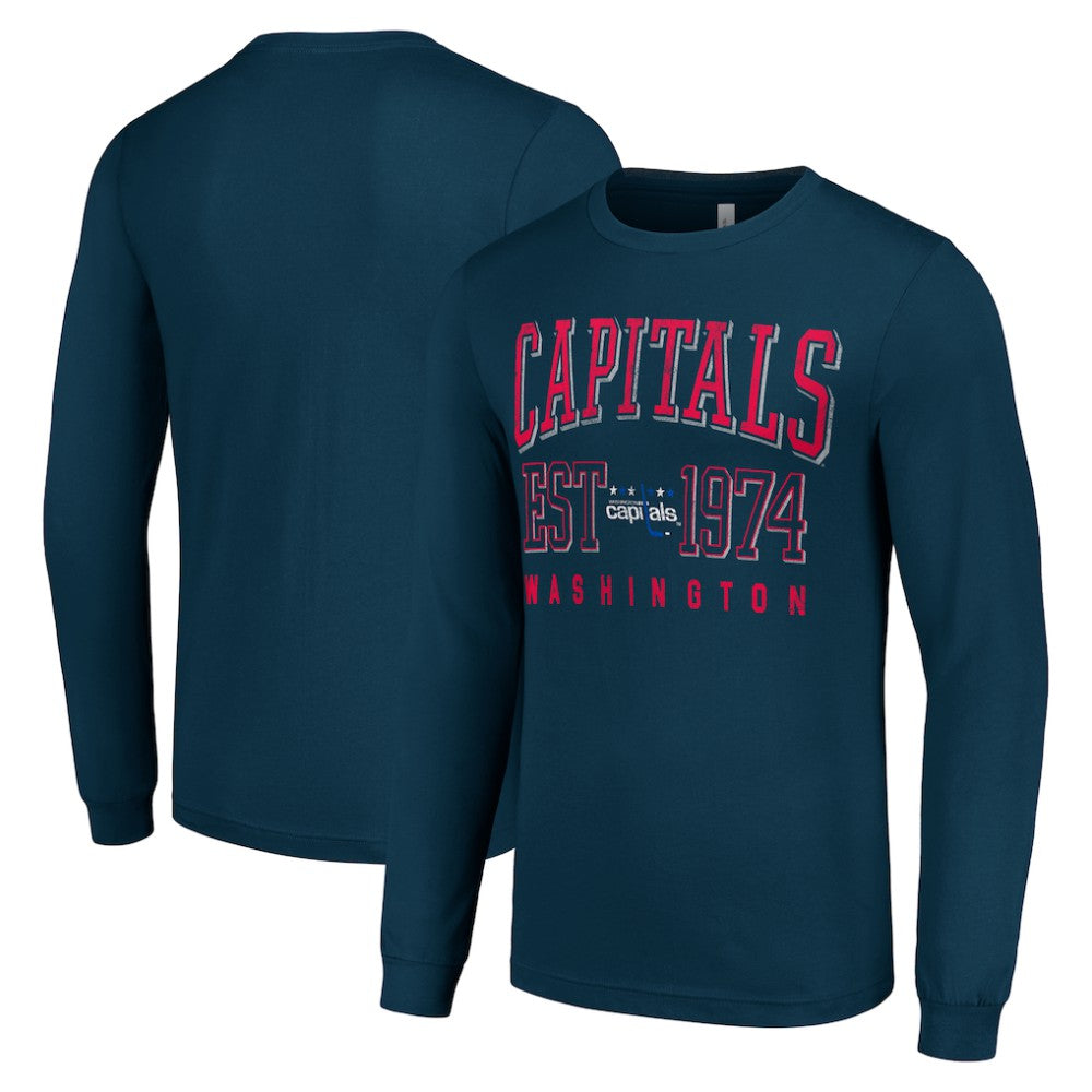 Washington Capitals Starter Retro Graphic Long Sleeve Crew T-Shirt -  NHL T-shirts