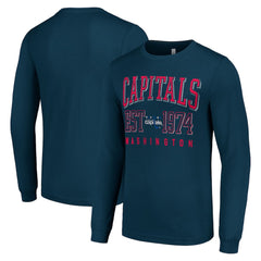 Washington Capitals Starter Retro Graphic Long Sleeve Crew T-Shirt -  NHL T-shirts