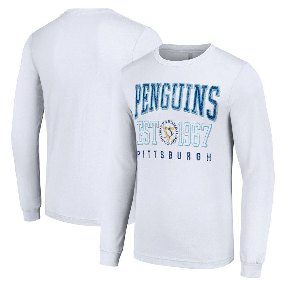Pittsburgh Penguins Starter Retro Graphic Long Sleeve Crew T-Shirt -  NHL T-shirts