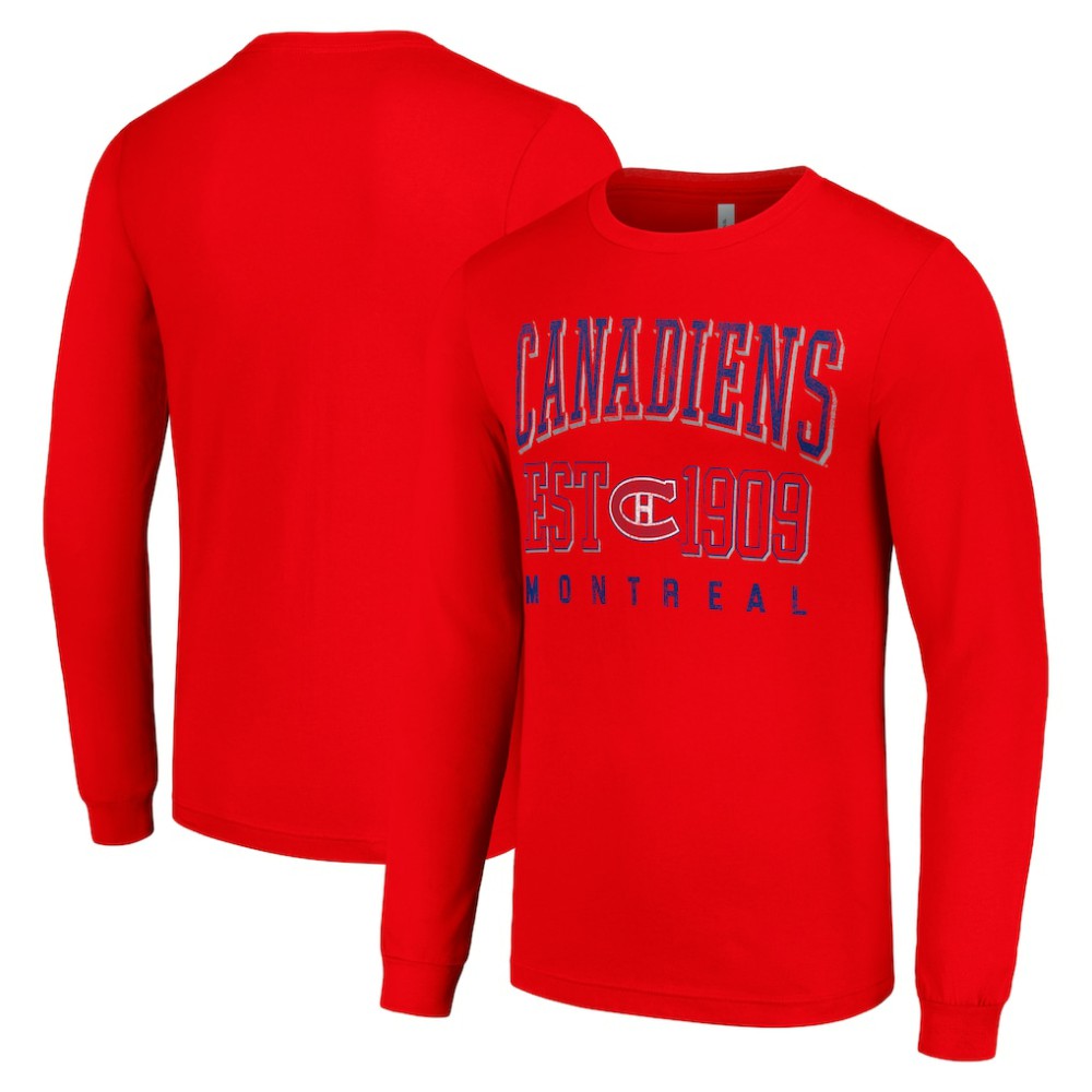 Montreal Canadiens Starter Retro Graphic Long Sleeve Crew T-Shirt -  NHL T-shirts