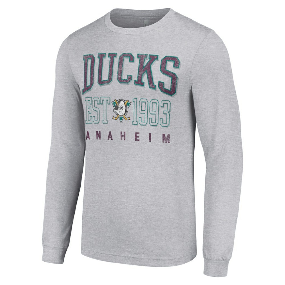 Anaheim Ducks Starter Retro Graphic Long Sleeve Crew T-Shirt -  NHL T-shirts