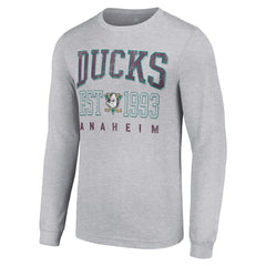 Anaheim Ducks Starter Retro Graphic Long Sleeve Crew T-Shirt -  NHL T-shirts