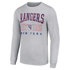 New York Rangers Starter Retro Graphic Long Sleeve Crew T-Shirt -  NHL T-shirts