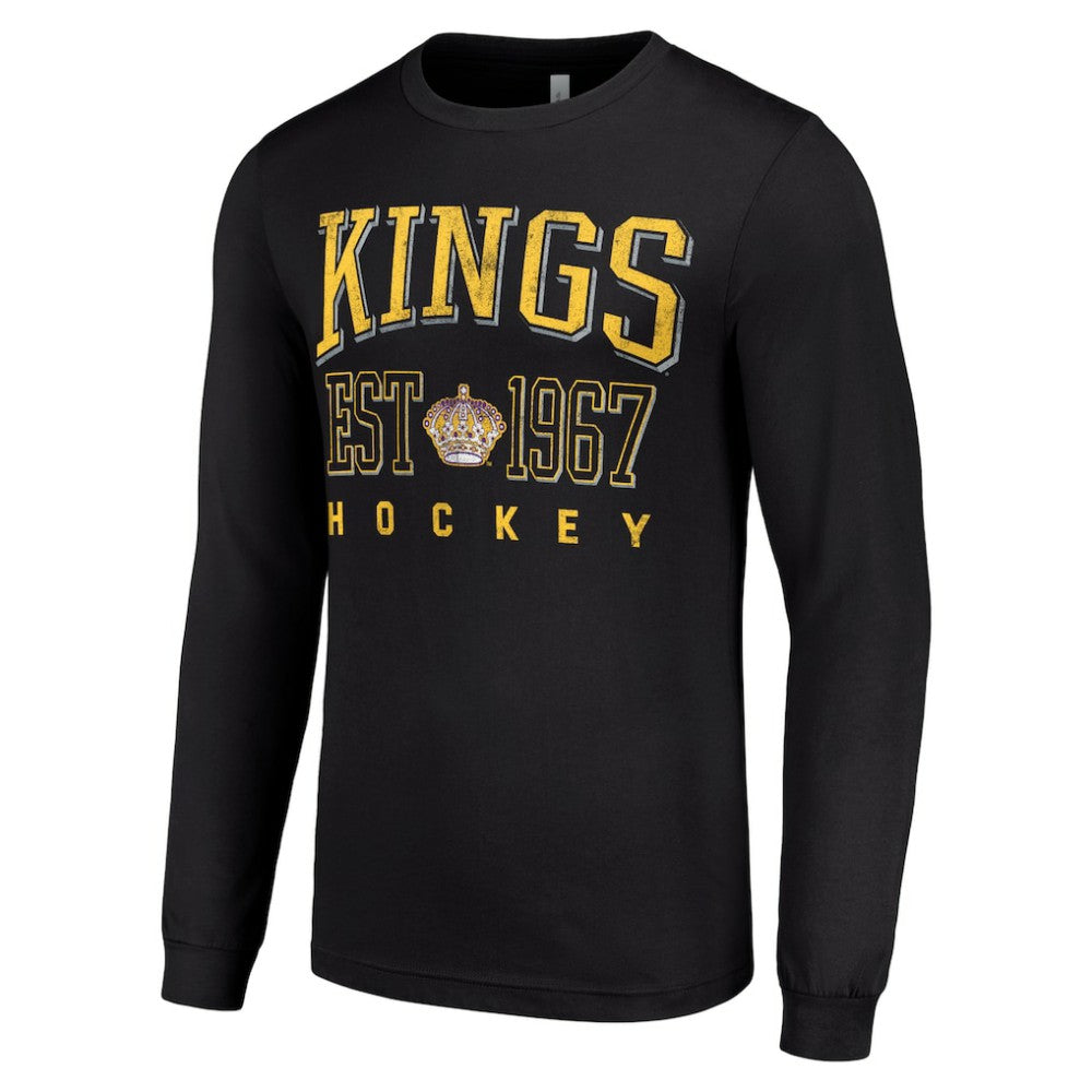 Los Angeles Kings Starter Retro Graphic Long Sleeve Crew T-Shirt -  NHL T-shirts