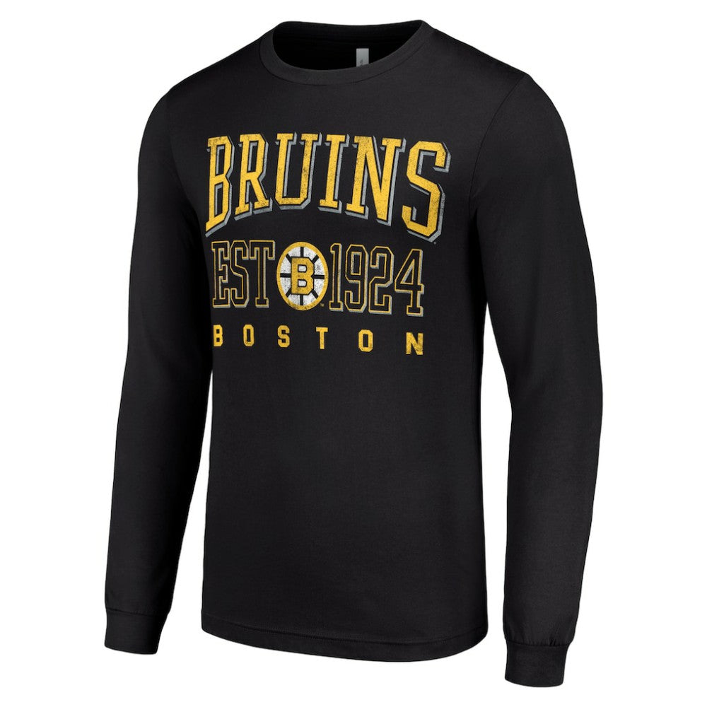 Boston Bruins Starter Retro Graphic Long Sleeve Crew T-Shirt -  NHL T-shirts