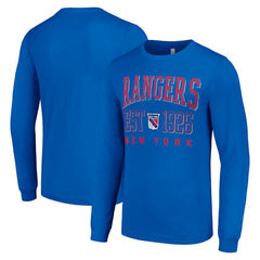 New York Rangers Starter Retro Graphic Long Sleeve Crew T-Shirt -  NHL T-shirts