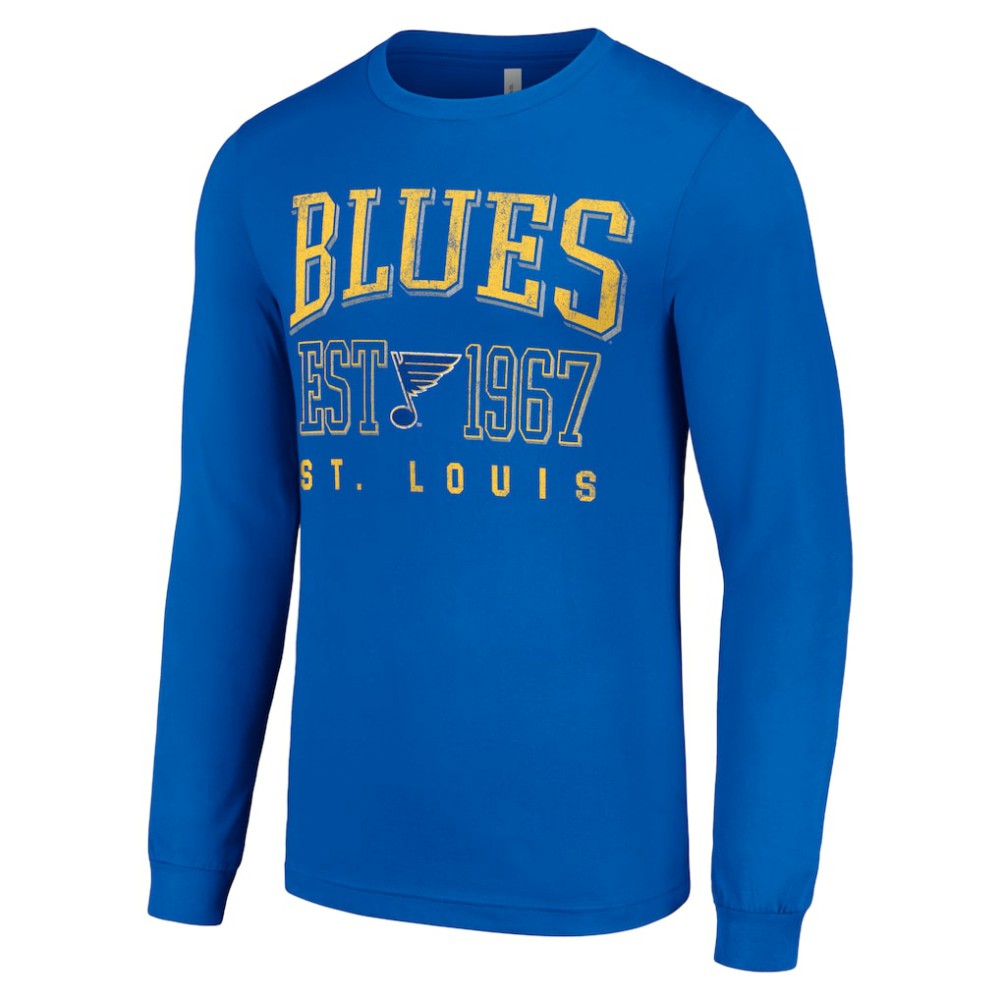St. Louis Blues Starter Retro Graphic Long Sleeve Crew T-Shirt -  NHL T-shirts