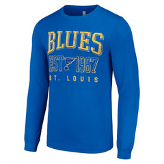 St. Louis Blues Starter Retro Graphic Long Sleeve Crew T-Shirt -  NHL T-shirts