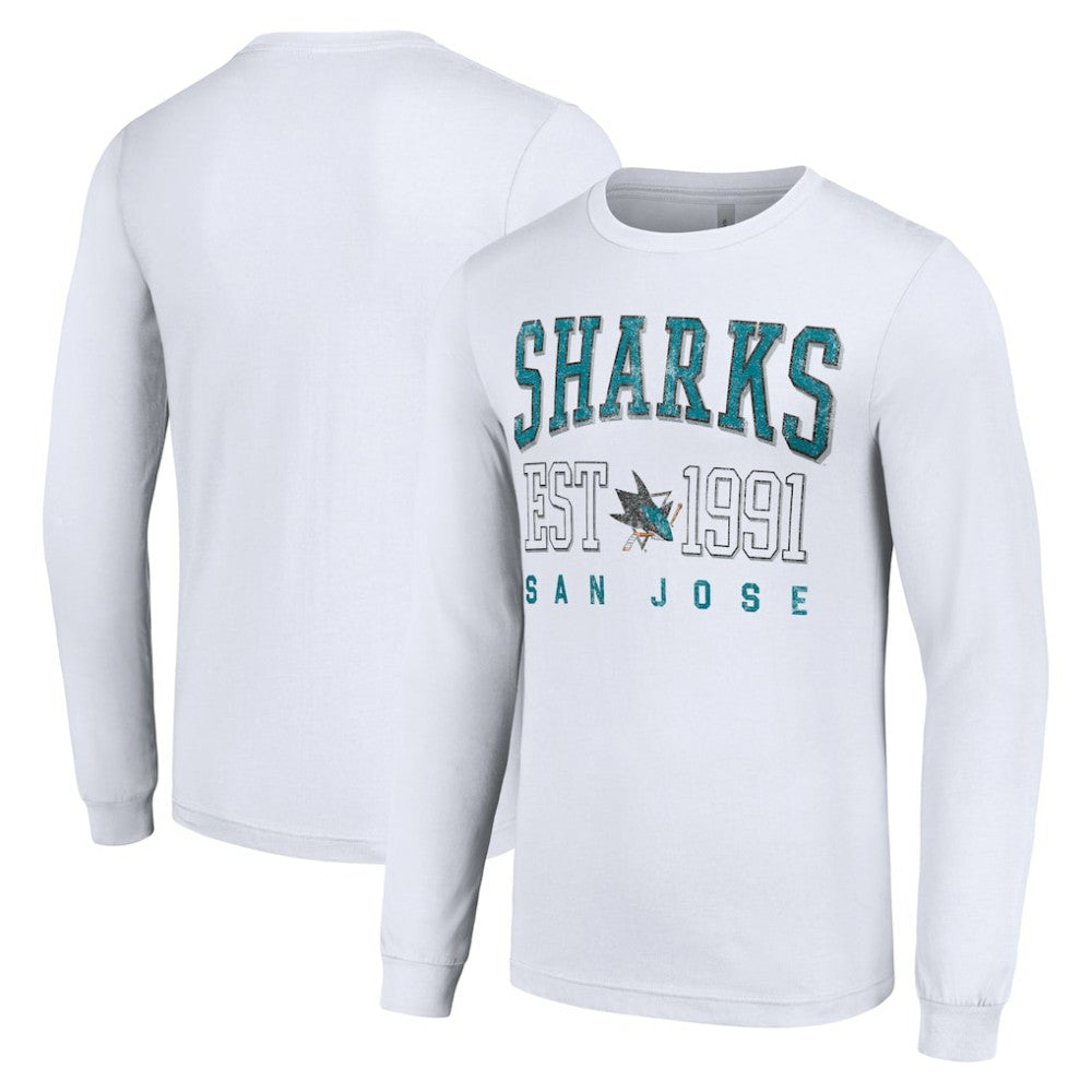 San Jose Sharks Starter Logo Graphic Long Sleeve T-Shirt -  NHL T-shirts