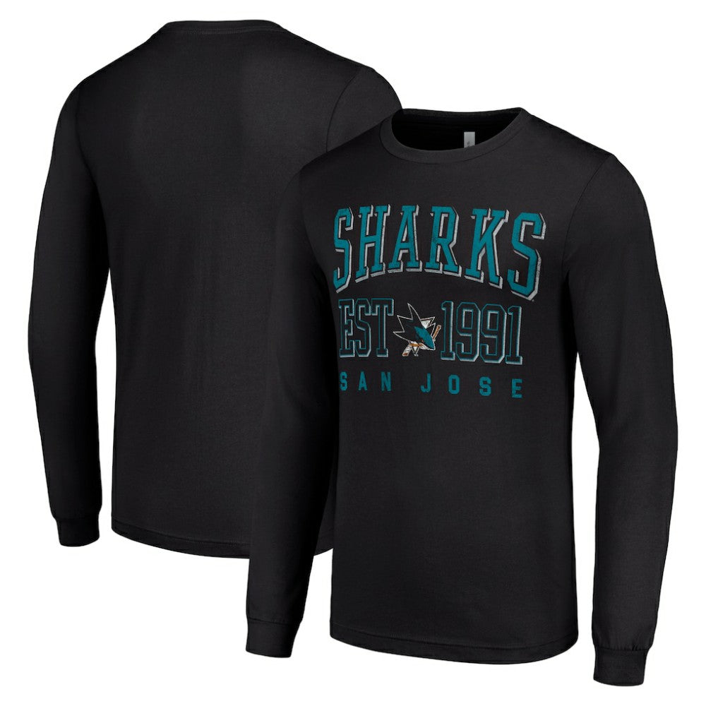 San Jose Sharks Starter Logo Graphic Long Sleeve T-Shirt -  NHL T-shirts
