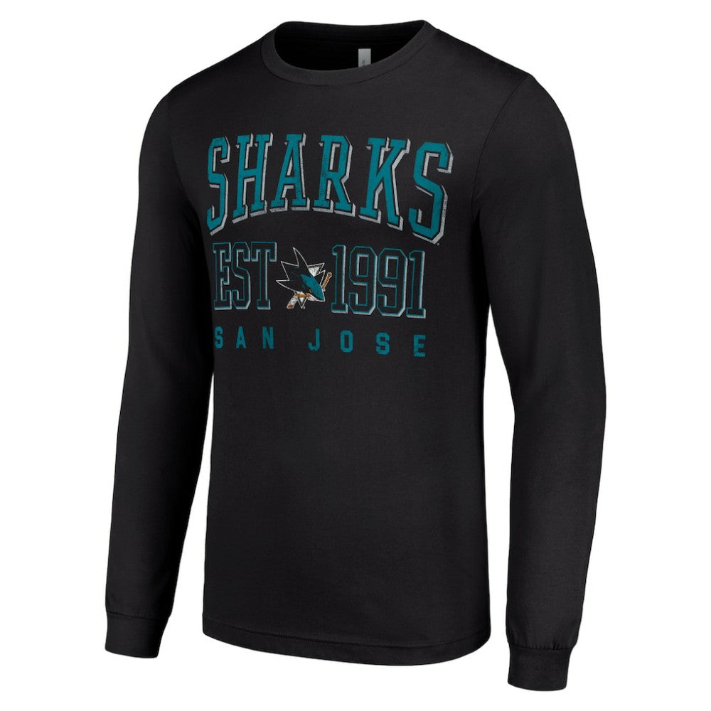 San Jose Sharks Starter Logo Graphic Long Sleeve T-Shirt -  NHL T-shirts