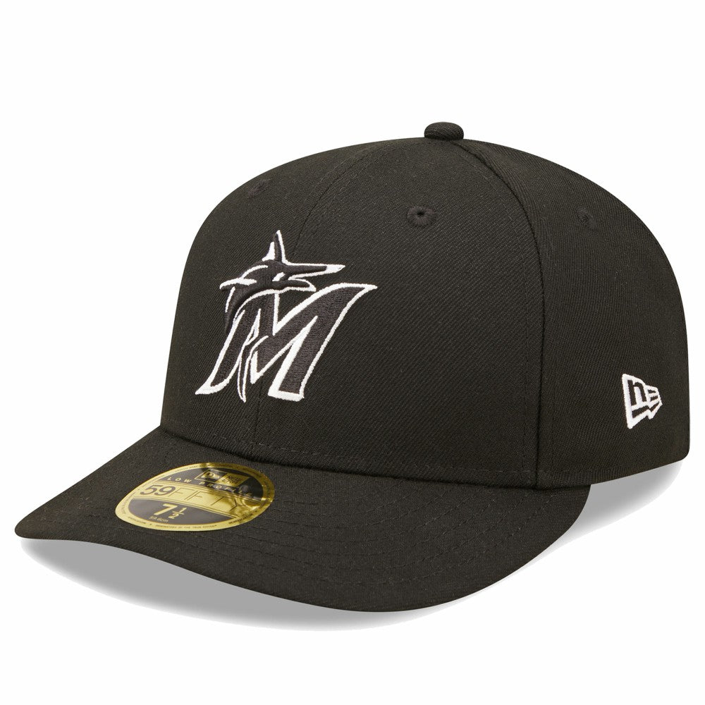 Miami Marlins New Era Low Profile 59FIFTY Fitted Hat - MLB Hats