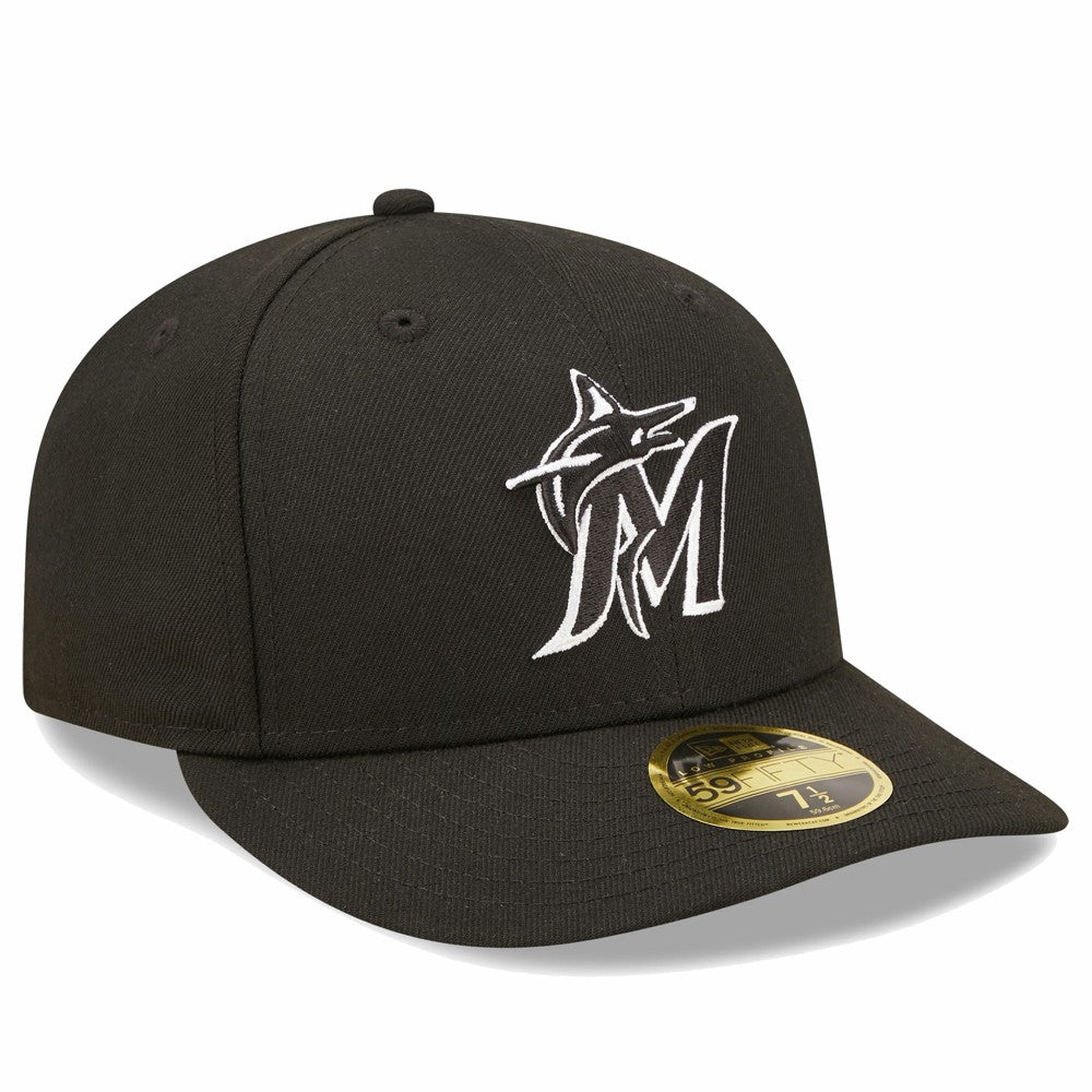 Miami Marlins New Era Low Profile 59FIFTY Fitted Hat - MLB Hats